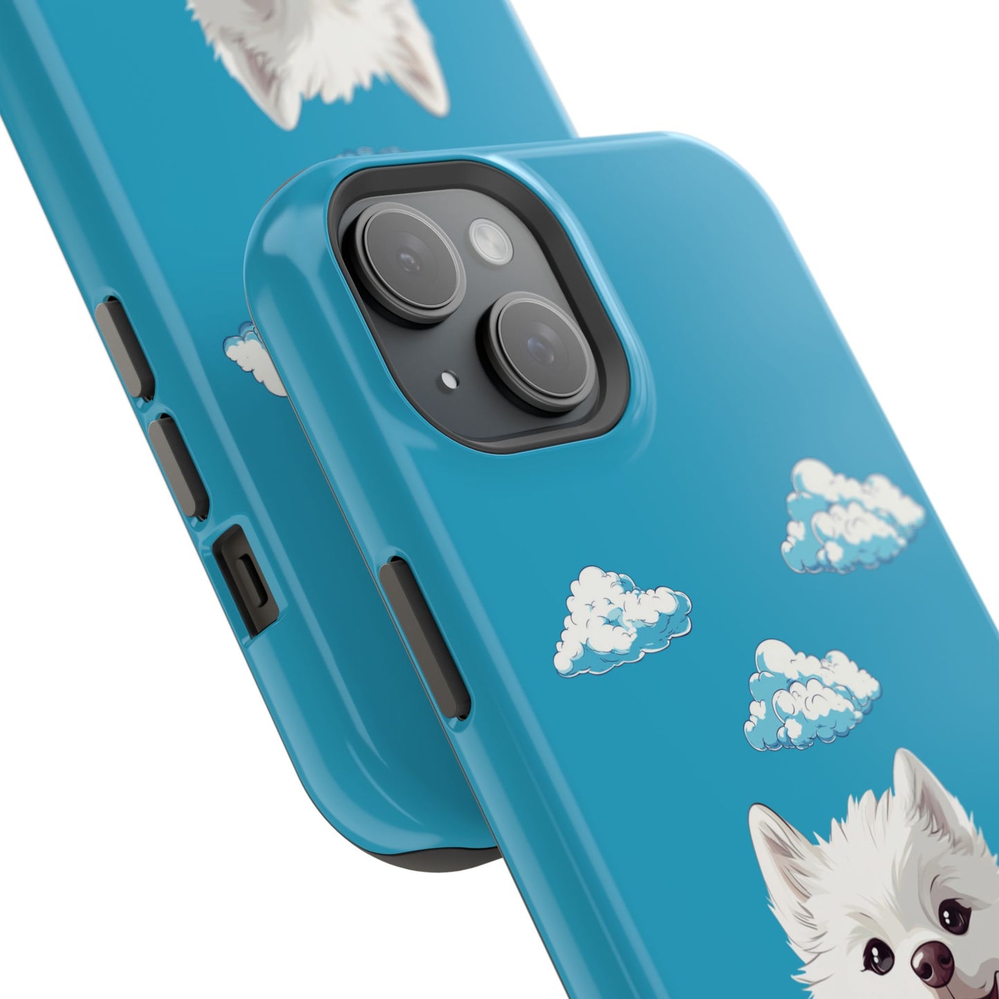 Pet Printed Impact-Resistant Cases | Dog | Samyoed | All Size of iPhone 14 & iPhone 15