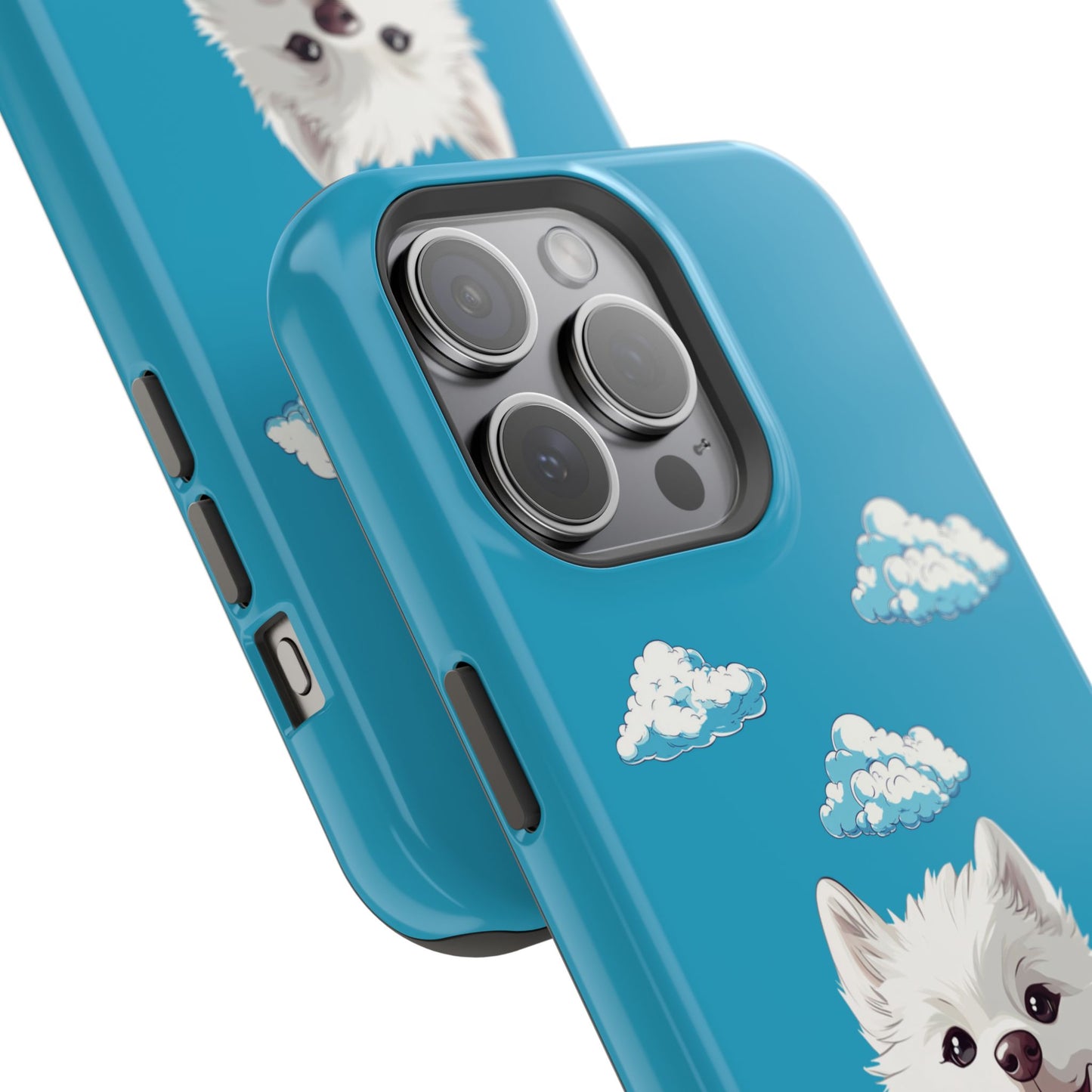 Pet Printed Impact-Resistant Cases | Dog | Samyoed | All Size of iPhone 14 & iPhone 15