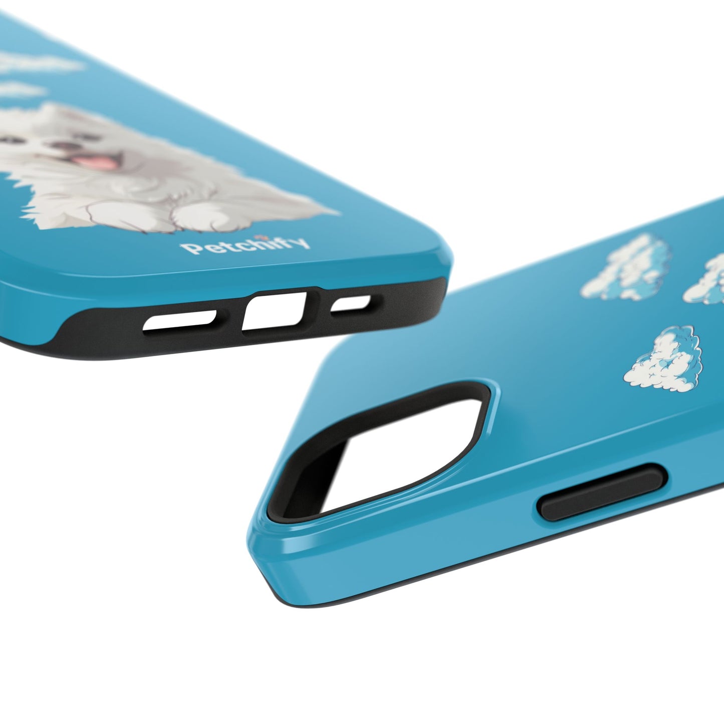 Pet Printed Impact-Resistant Cases | Dog | Samyoed | All Size of iPhone 14 & iPhone 15