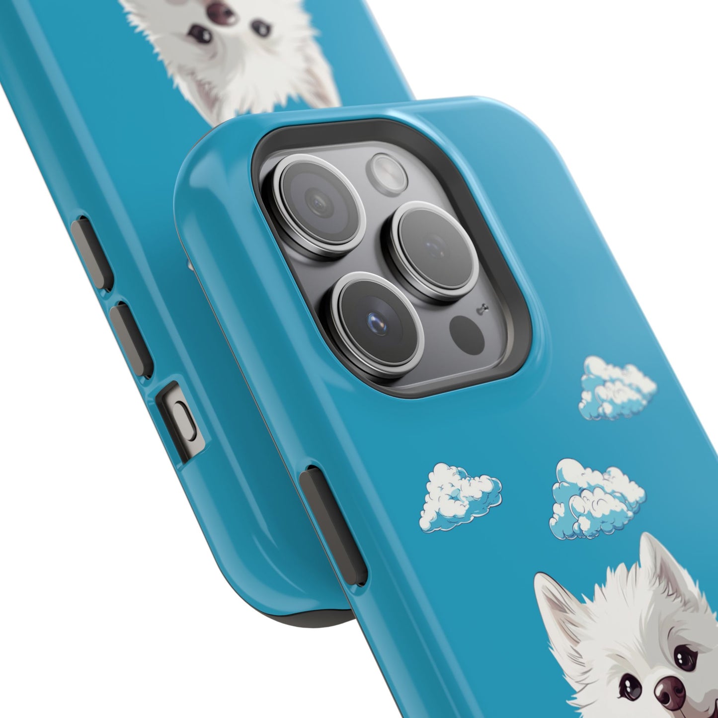 Pet Printed Impact-Resistant Cases | Dog | Samyoed | All Size of iPhone 14 & iPhone 15