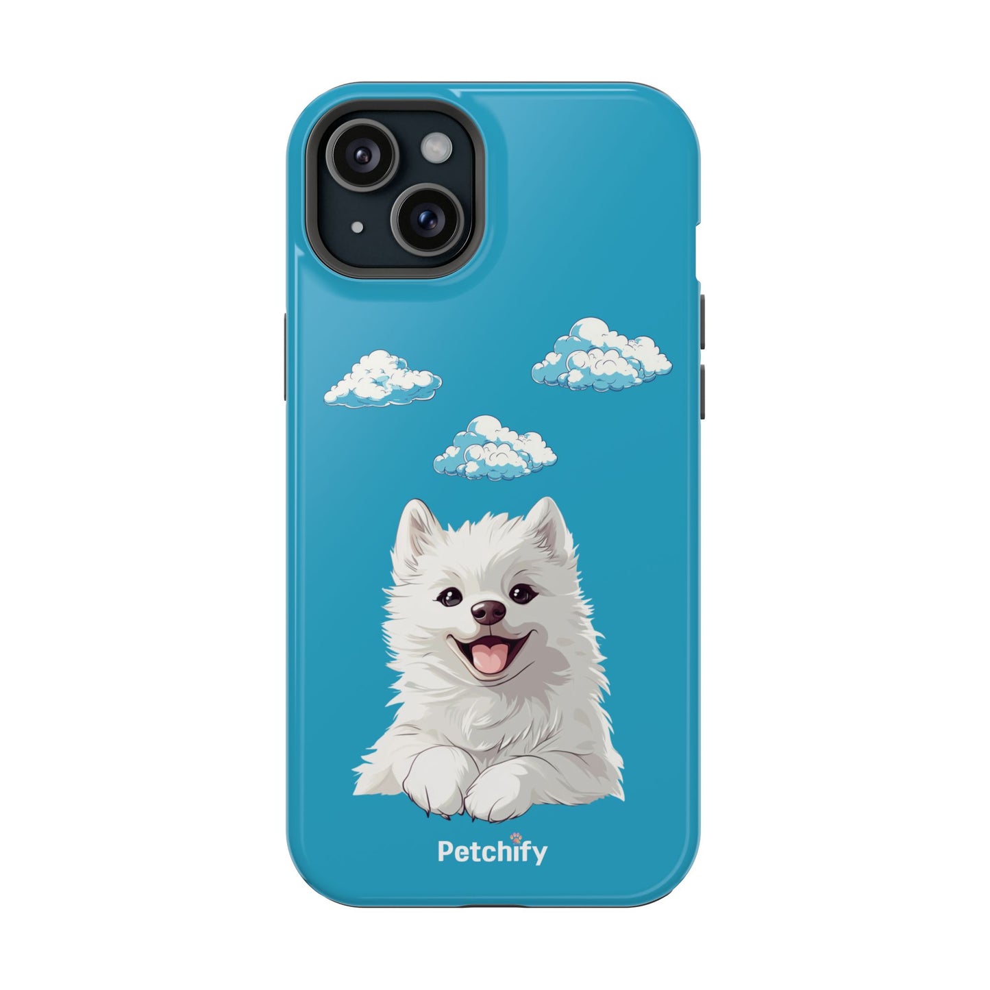 Pet Printed Impact-Resistant Cases | Dog | Samyoed | All Size of iPhone 14 & iPhone 15