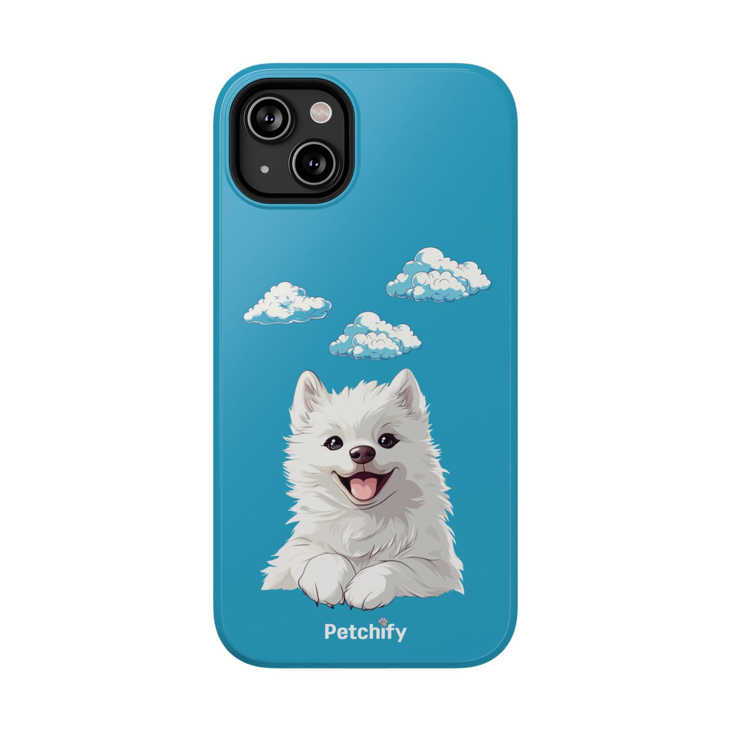 Pet Printed Impact-Resistant Cases | Dog | Samyoed | All Size of iPhone 14 & iPhone 15