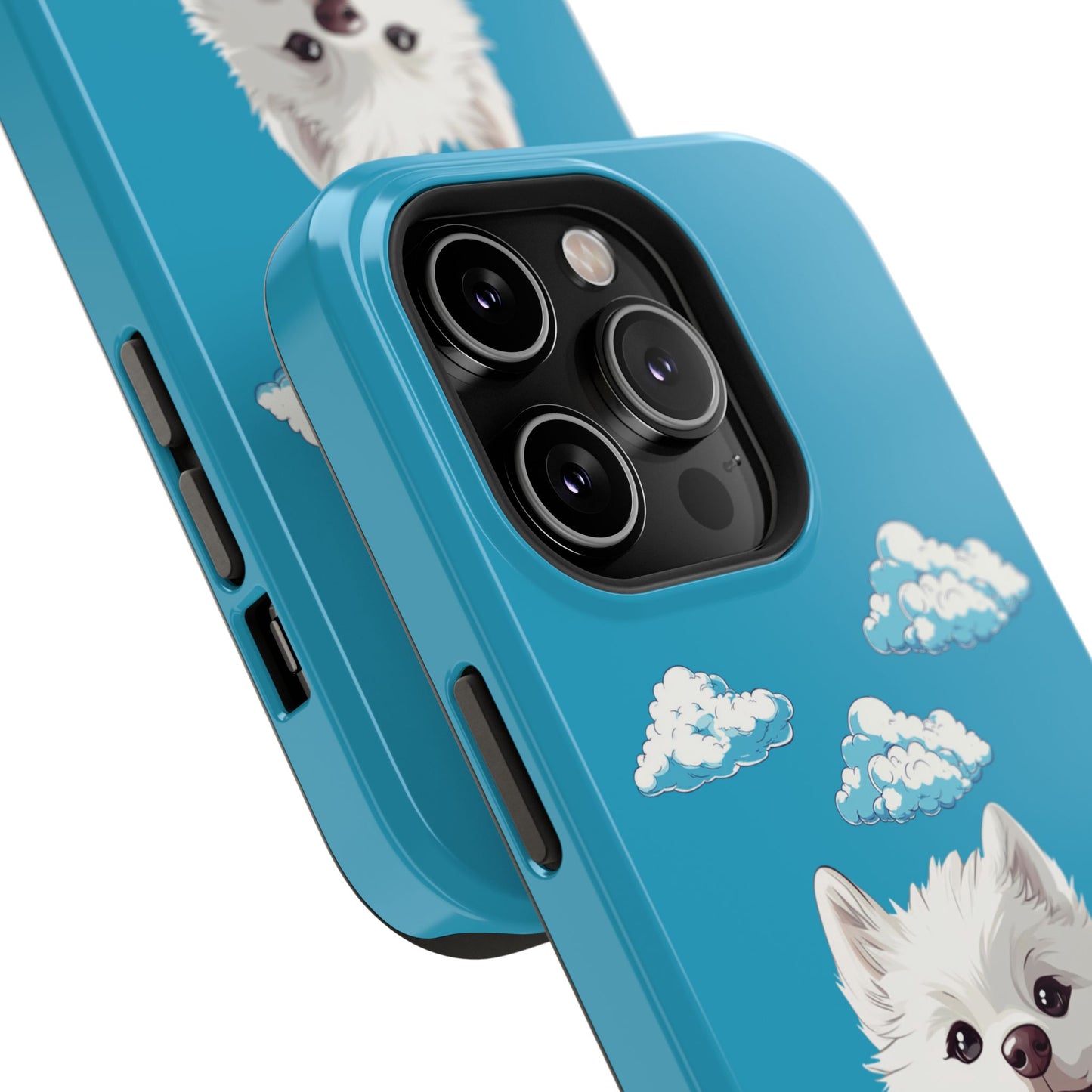 Pet Printed Impact-Resistant Cases | Dog | Samyoed | All Size of iPhone 14 & iPhone 15