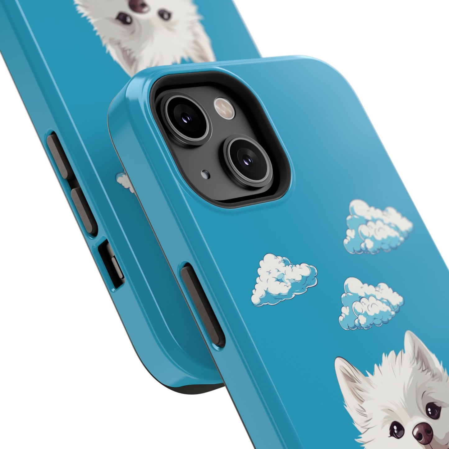 Pet Printed Impact-Resistant Cases | Dog | Samyoed | All Size of iPhone 14 & iPhone 15