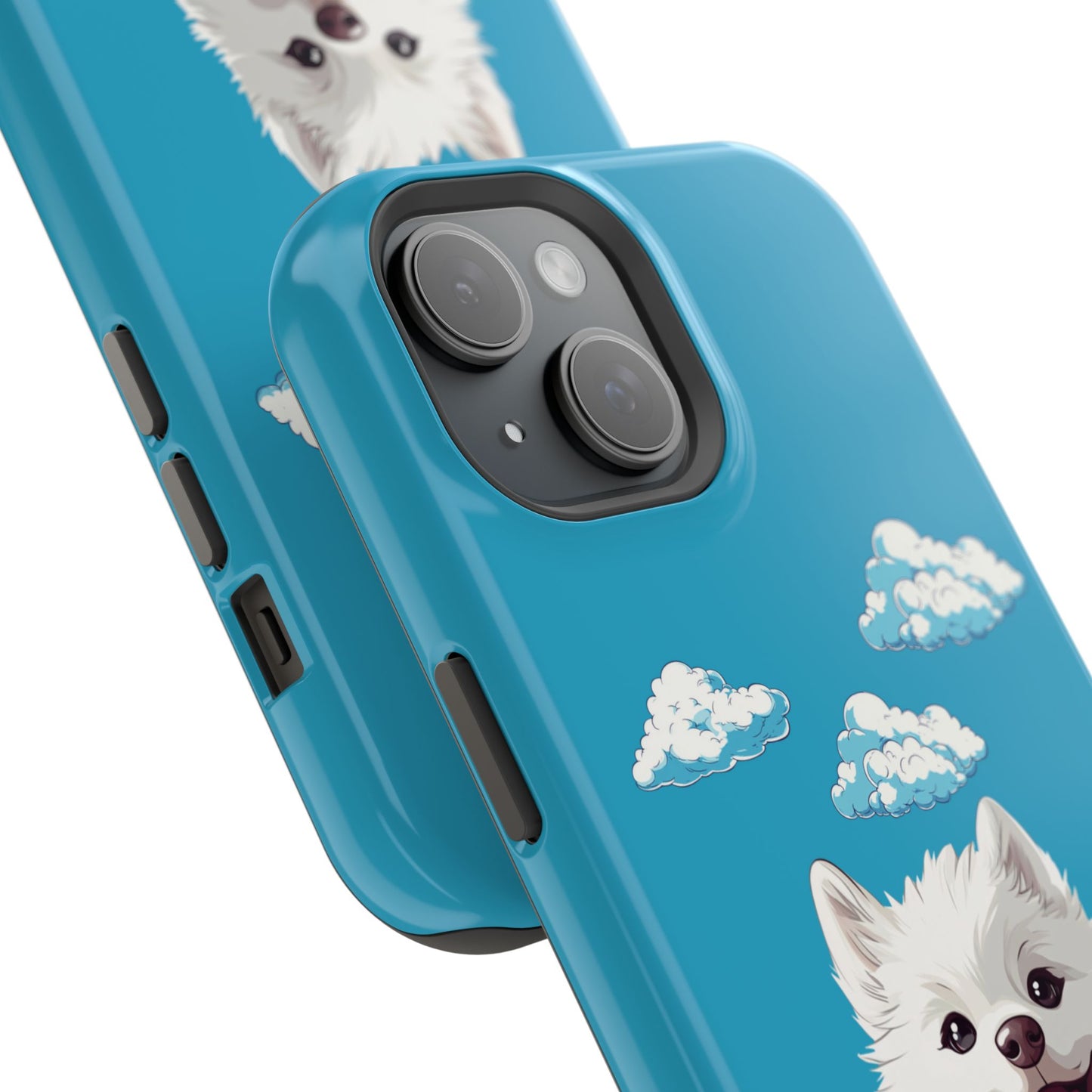 Pet Printed Impact-Resistant Cases | Dog | Samyoed | All Size of iPhone 14 & iPhone 15