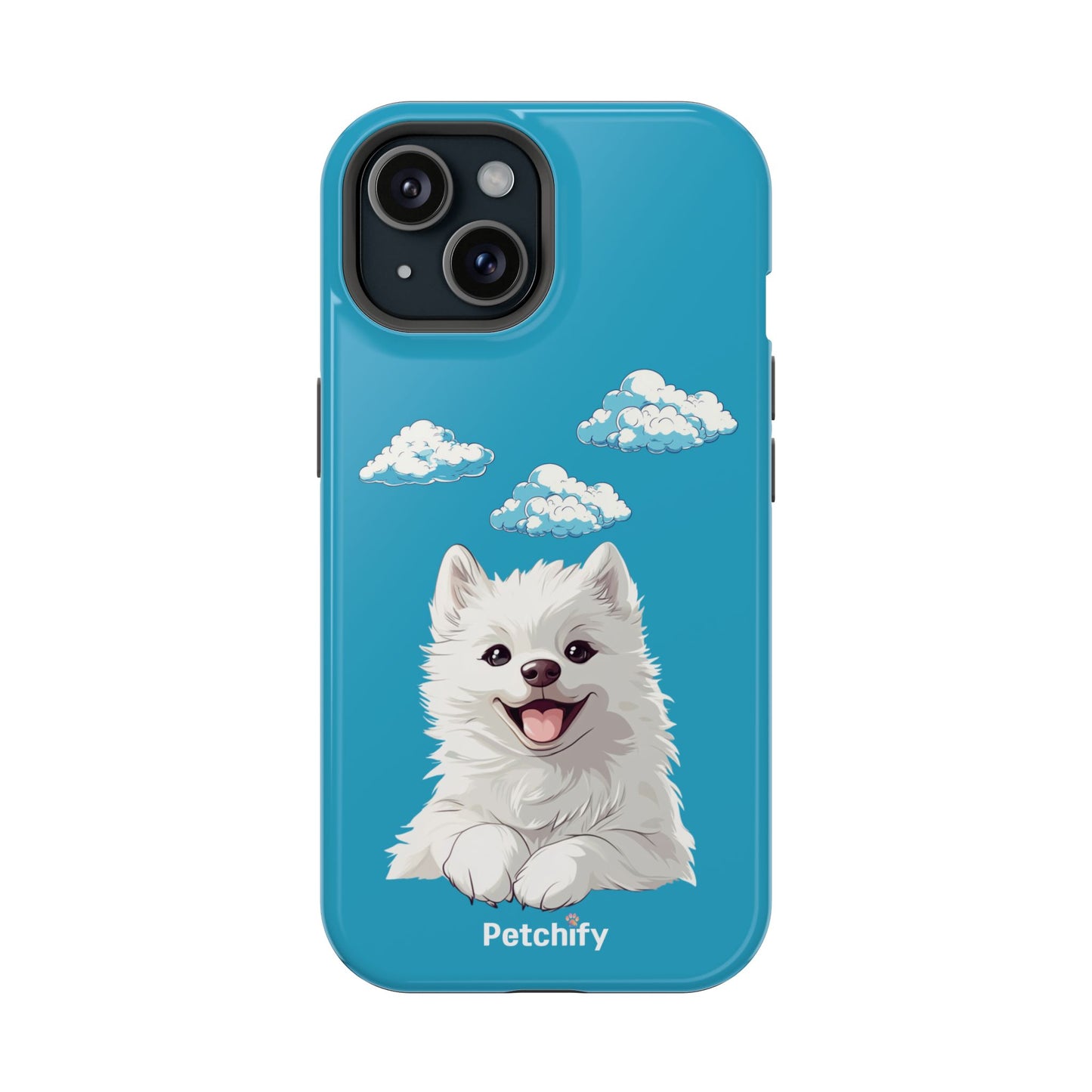 Pet Printed Impact-Resistant Cases | Dog | Samyoed | All Size of iPhone 14 & iPhone 15